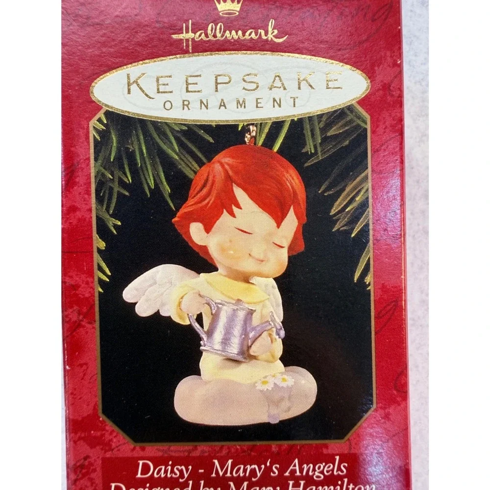 Hallmark Keepsake Ornament Mary's Angels Daisy 10th in Series Mary Hamilton 1997